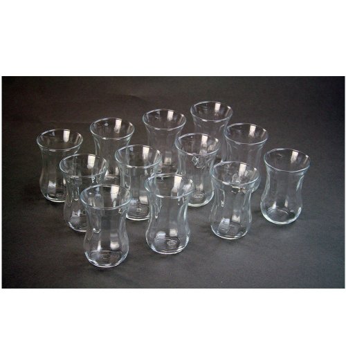 Pasabahce Türkische Teegläser Teeglas Tee Glas Optik 12er-Set