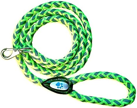 SafetyPUP XD Dog Leash – Best Dog Walking Leashes For Medium and Large Dogs. Reflective, Heavy Duty, 6 Ft and 4 Ft Lengths Available. Climbing Rope Leash for Increased Durability and Comfort