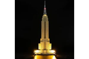 LIGHTAILING Light Set for (Architecture Empire State Building) Building Blocks Model - Led Light kit Compatible with Lego 21046(NOT Included The Model)