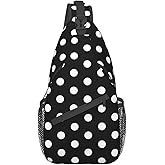 SURERUIM Custom Printed Sling Bag for Women Men Crossbody Shoulder Backpack Chest Bags Gym Travel Hiking Casual Daypack