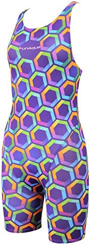 Funaqua Womens Hexagons Kneesuit Size 38