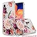 Osophter Compatible with Samsung Galaxy A10 Case, for Galaxy A10 Case FlowerFloral for Girls Women Shock-Absorption Flexible TPU Rubber Soft Silicone for Galaxy A10 (Purple Flower)