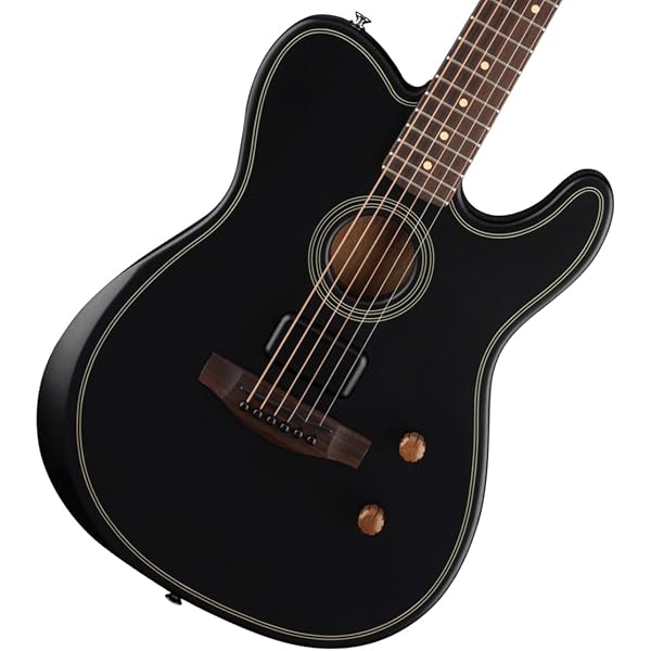 Amazon.com: Fender Deluxe Molded Acoustasonic Case - Black