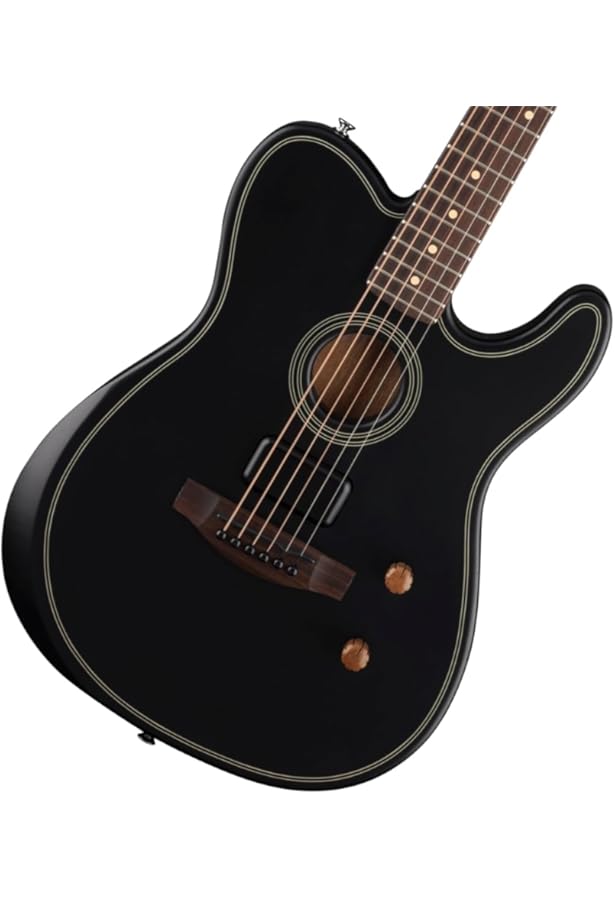 Amazon.com: Fender Deluxe Molded Acoustasonic Case - Black