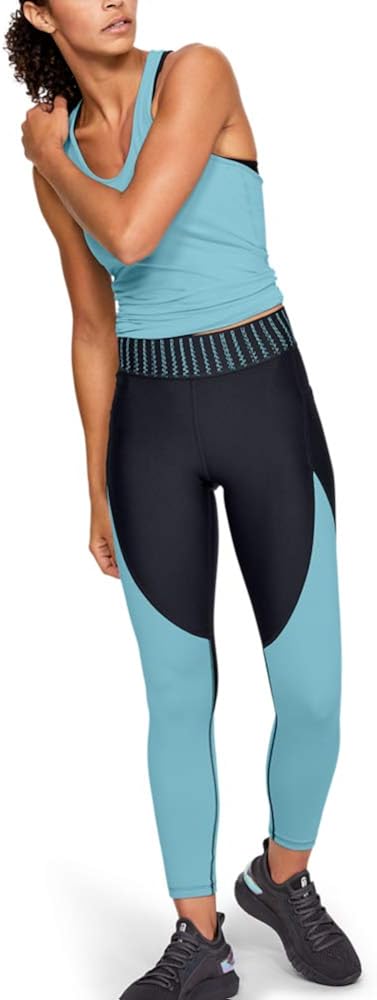 Under Armour Women's HeatGear Armour Novelty Ankle Crop Leggings: Clothing