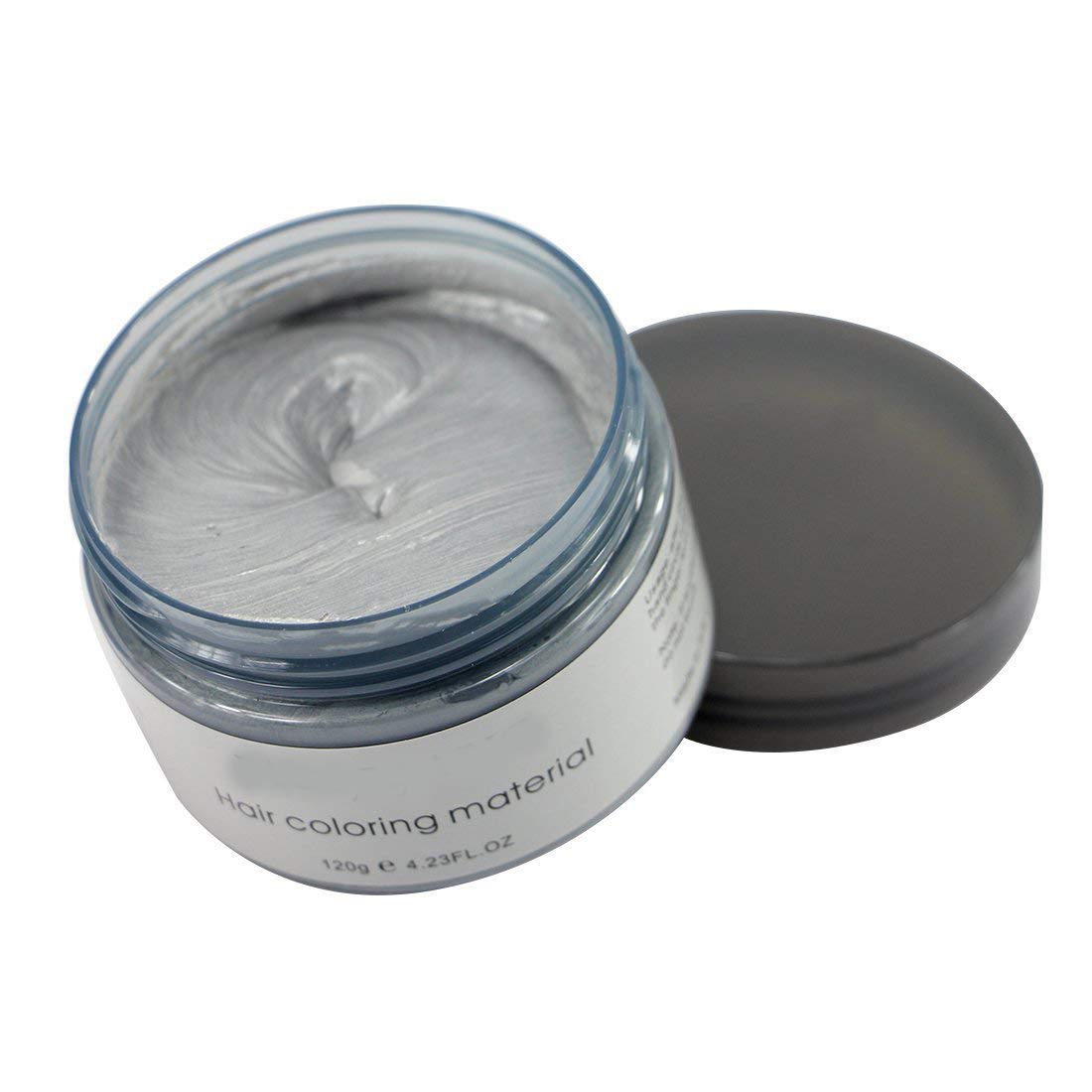 OCHILIMA Grey Hair Wax Style Dye Mud, Natural Ingredients Washable Hair Styling Cream for Men Women Coloring Wax 120g /4.23 Oz