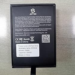 JSL JDTDC Apple MFi Certified 256GB