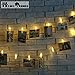 Homo Trends Photo Clips Led 40 Pack with String Rope free as a Gift | Led Art clips Best for Photos, Cards, Memos, Art Work & Birthday Parties by