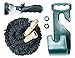 Vela 50ft Flexible Garden Hose – Expandable Heavy Duty Flex Water Hose + Hose Holder & Hose Nozzle w/ 9 Spray Settings – BEST As Seen on TV Kink-Free Garden Hose for Car Washing & Pressure Washing