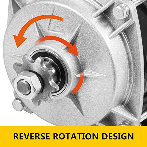 Mophorn 36 Volt 800 Watt Gear Reduction Electric Motor 11 Tooth Sprocket Rated Speed: 500RPM for electric ATV QUAD TRIKE GO-KART or DIY - Thumbnail 5
