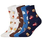 YourFeet Women’s Cotton Fun Animal Food Designed