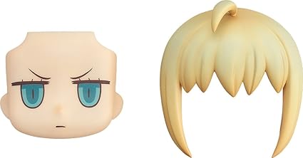 Amazon Com Good Smile Fate Grand Order Learning With Manga Saber Altria Pendragon Face Swap Nendoroid More Accessory Toys Games