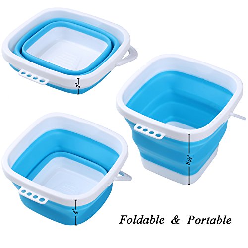 MEEDEN Foldable & Portable MultiPurpose Bucket Paint Brush Washer