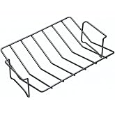 KitchenCraft Non-Stick V-Shaped Roasting Rack, 30 x 21 cm (12" x 8.5"), Black