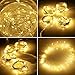 Fairy Lights Battery Operated Starry Firefly Silvery Wire String Lights 15 Pack 7.2ft 20 LED Jar Table Centerpiece for Wedding Christmas Halloween Party Decoration (Warm White)