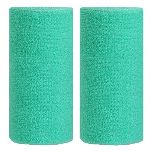 BBOLIVE 4' Inch Wrist Sweatband In 26 Different Neon Colors - Athletic