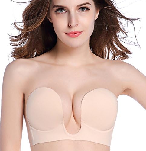 Deceny CB Invisible Bras for Women Push Up Strapless Self Adhesive Silicone Bra