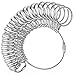 Ring Mandrel Sizer Metal Mandrel, Yookat Finger Sizing Measuring Stick Metal, with Ring Sizer Guage Set of 27 Pcs Circle Models Jewelry Sizer Tool