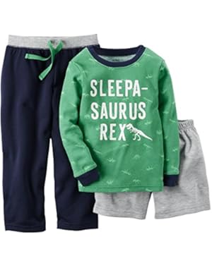 Carter's Baby Boys' 3 Piece PJ Set-Sleepasaurus