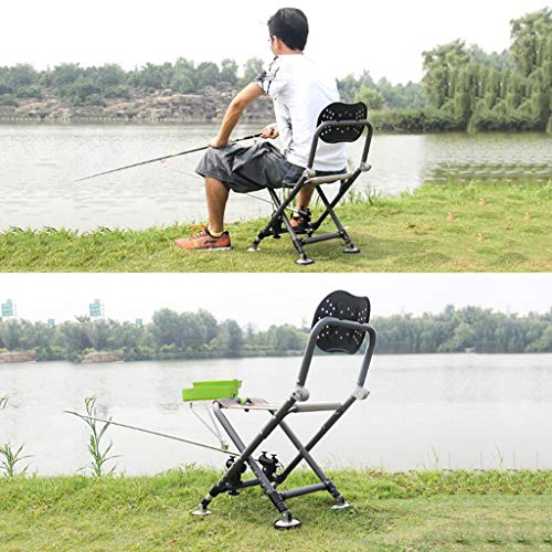 Fischen Stuhl Falten Tragbare Angelsitz Thickening Mehrzweck-Fischischlasgerät Komfortable Starke Last Trägt 150kg – Bild 4