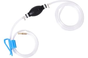 Gas Siphon Pump For Gasoline, Diesel Pump With 2m Durable Pvc Siphon Hose, Siphon Pump For Water, Diesel Oil Siphon Pump For 
