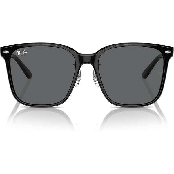 Amazon.com: Ray-Ban RB4260D Square Sunglasses, Black/Dark