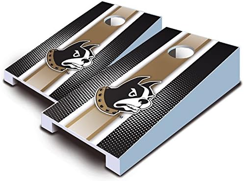 WOFFORD TERRIERS "Striped" TABLETOP Desktop Cornhole Boards Game Set Bean Bag Tailgate Toss Mini Miniature
