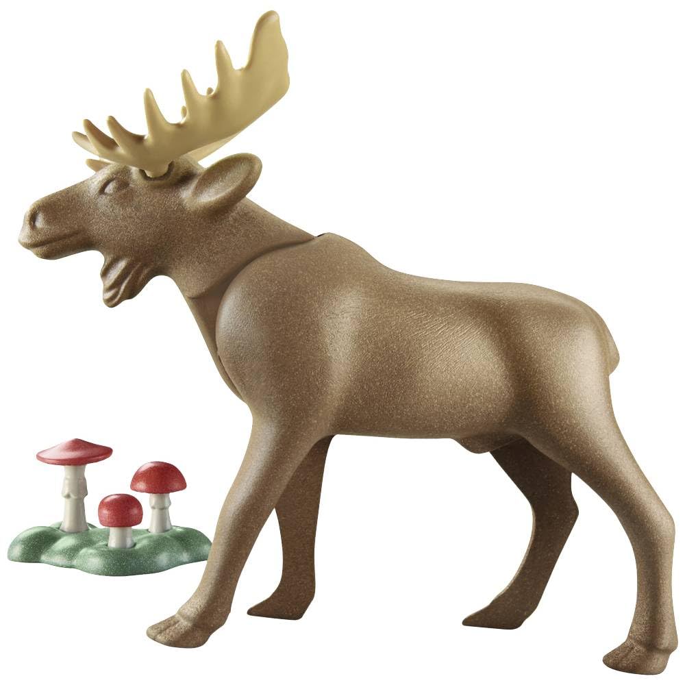 Playmobil 71052 Wiltopia Moose, Animal Toy, Sustainable Toys, Fun Imaginative Role-Play, PlaySets Suitable for Children Ages 4+