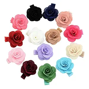 Nyamah Sales 10 PCS Hairpins Hair Clips Mini Snap Hair Clips Colorful Small Barrettes Hair Accessories for Baby Girls Infant Toddler Kids Multicolor Multi-pattern