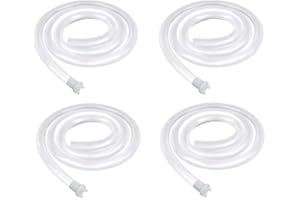 BEARUN Replacement Food Grade Silicone Tubing Hose for 5 Gallon Water Bottle Pump, High Compatibility for Most Electric USB Charging Automatic Drinking Water Pump, BPA Free, 4 PACK