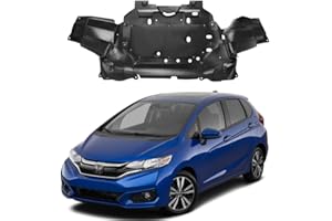 AUTOJOY CLUB Front Under Engine Splash Shield Compatible with 2015-2020 H0nda Fit DX EX-L EX Fun Engine Under Cover Mudguard HO1228147