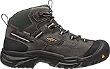 KEEN Utility Men's Braddock Mid Steel Toe Boot,Gargoyle/Forest,10.5 D US