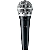 Shure PGA48 Dynamic Microphone - Handheld Mic for Vocals with Cardioid Pick-up Pattern, Discrete On/Off Switch, 3-pin XLR Con