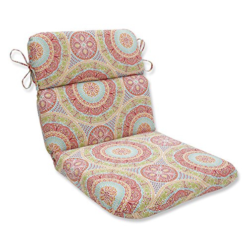 Pillow Perfect - 609492 Outdoor/Indoor Delancey Jubilee Round Corner Chair Cush…
