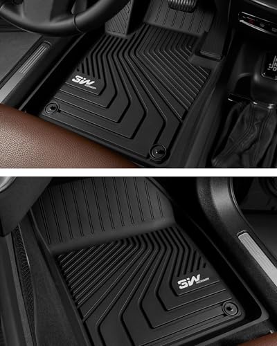 3W VOLVO XC60 2018-2025 2026 Set of 4 Thorex™ Car Mats & Tailored Boot Mat Easy Clean Heavy Duty Car Mats and Non-Slip Boot Mat for VOLVO XC60