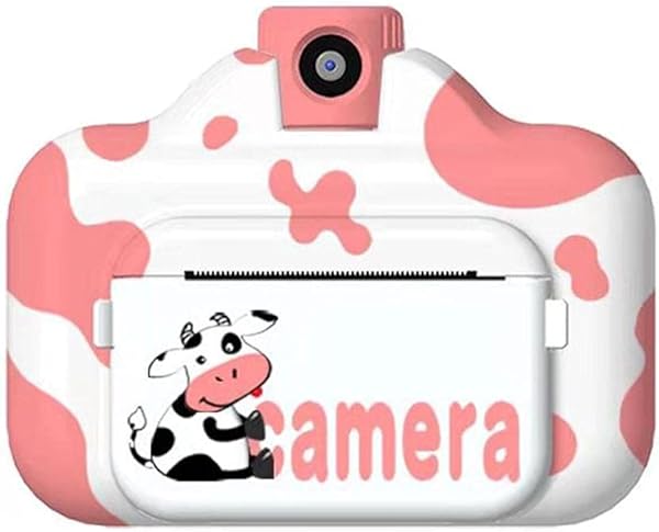 HAOXU Kids Digital Video Camera 180 Degree Rotation Kid Selfie Cameras Ink free WiFi Printing Camera