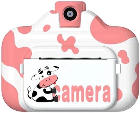 HAOXU Kids Digital Video Camera 180 Degree Rotation Kid Selfie Cameras Ink free WiFi Printing Camera