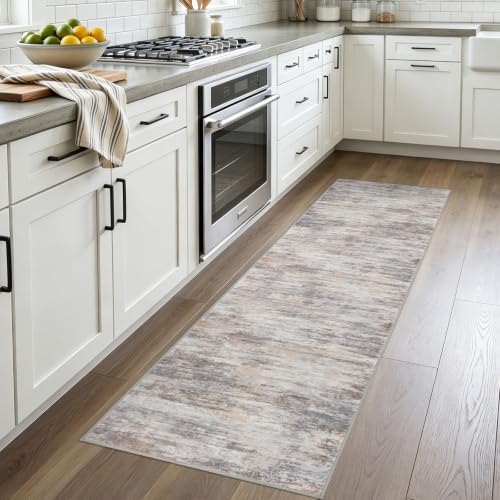 KOZYFLY Modern Runner Rug Washable Runners