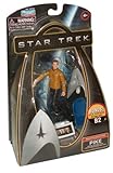 Star Trek Movie Series Galaxy Collection 4 Inch Tall Action Figure - PIKE with Utility Belt, Phaser and Silver Starfleet Emblem Figure Stand Plus Bonus U.S.S Enterprise Bridge Part B2