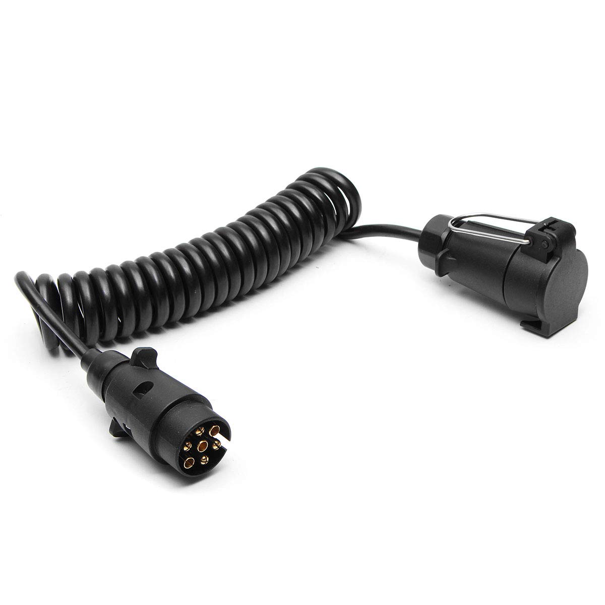 C-FUNN 200/300Cm 7Pin Trailer Light Board Extension Cable Lead Male To Female Lights For Trailer Truck - 2M