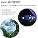Solar String Light 8 MODES 20 ft 30-LED Globe Solar Powered Christmas Outdoor Lights Fairy Crystal Ball Waterproof Lights for Home Patio Lawn Garden Wedding Party(White)