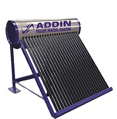 ADDIN POWER LIMITED 150 LDP Galvanize 2.5 MM Thick Tank and 58 Vaccume Tube Water Heater ETC Type
