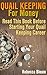 Quail Keeping For Money: Read This Book Before Starting Your Quail Keeping Career : (Building Chicken Coops, DIY Projects)