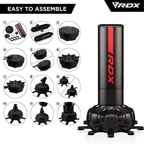 RDX Freestanding Punching Bag with Gloves, 6ft XXL Heavy Duty Adult