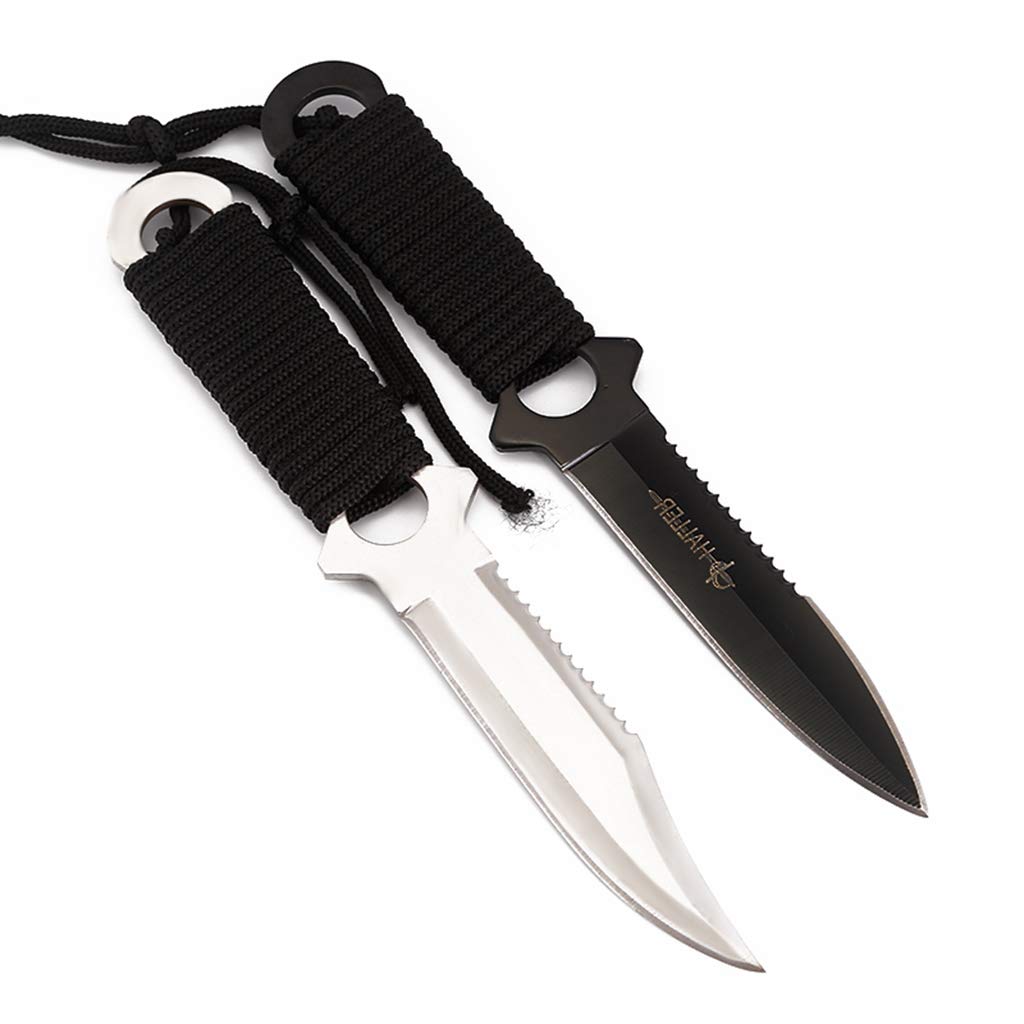 S Trouble Cuchillo De Supervivencia Portatil Al Aire Libre Cuchilla De Acero Inoxidable Cuchillos Rectos Para Acampar Bricolaje Y Herramientas Herramientas Manuales