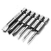 Toolcool 6 Pcs Slotted Screwdriver Bit Set Magnetic Flat Head Bits 2.0-6.0mm S2 Alloy Steel 1/4 Inch Hex Shank 2 Inch long