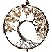 Urdeoms Tree of Life Crystal Dream Catchers for Boys Brown Boho Dream Catcher Wall Decor for Bedroom Adult Smoky Quartz Hanging Decor for Dorm Living Room(NO.10)