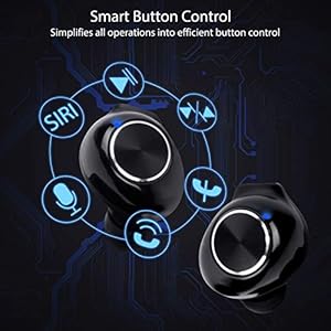 Cuffie wireless, cuffie WinCret Bluetooth in-ear con cancellazione del rumore, cuffie Bluetooth 5.0, microfono integrato… - immagine 7