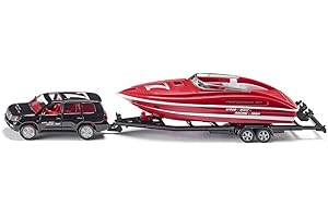 Siku Super car with motor boat