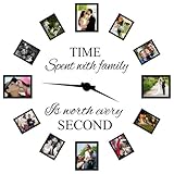 Time Spent with Family Is Worth Every Second Wall Decal Quote Decor Art